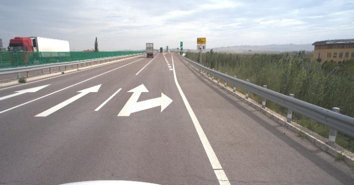 Road surface deterioration captured during field acquisition